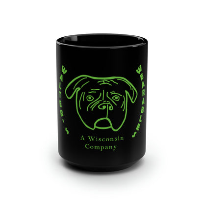 Walter's Green face mug, 15oz