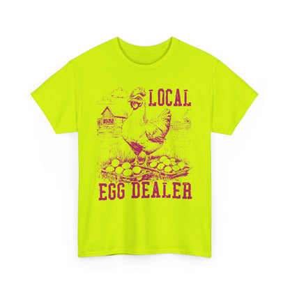 Local Egg Dealer T-Shirt — Vintage Chicken Farm Shirt for Farmers & Homesteaders