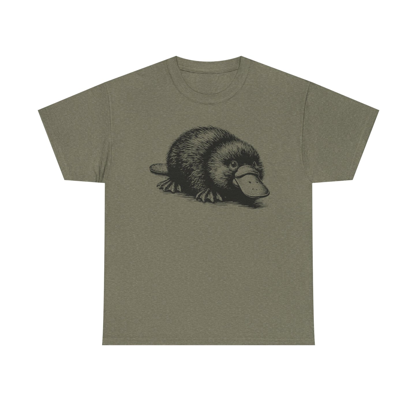 Platypus Sketch Tee — Vintage Wildlife Graphic T-Shirt