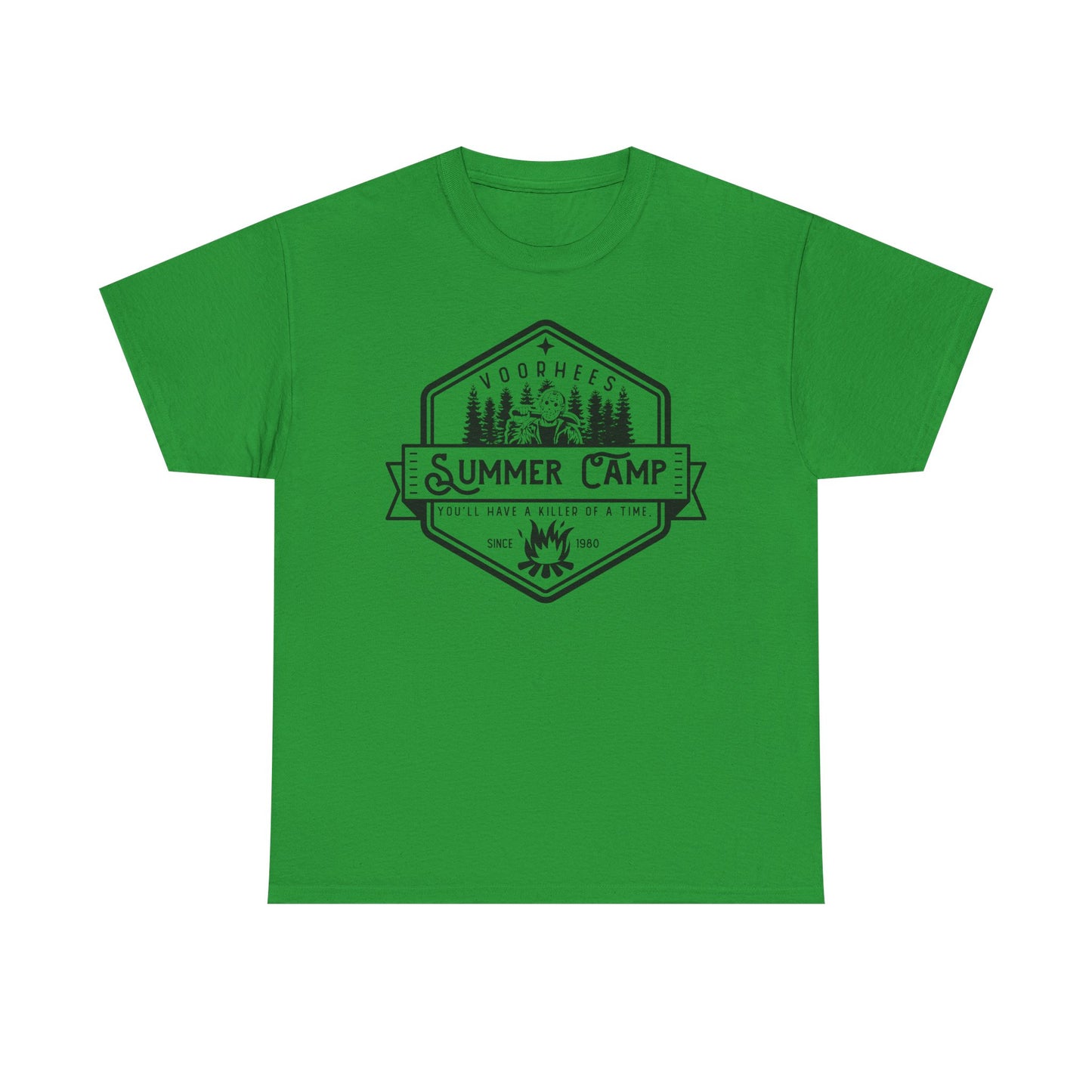 Summer Camp Badge T-Shirt — Woodhees Camp Graphic Tee