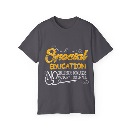 Special Education- No Challenge too Large No Victory too Small!