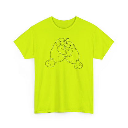Chubby Mermaid Big Hug Lagoon Manatee T-Shirt