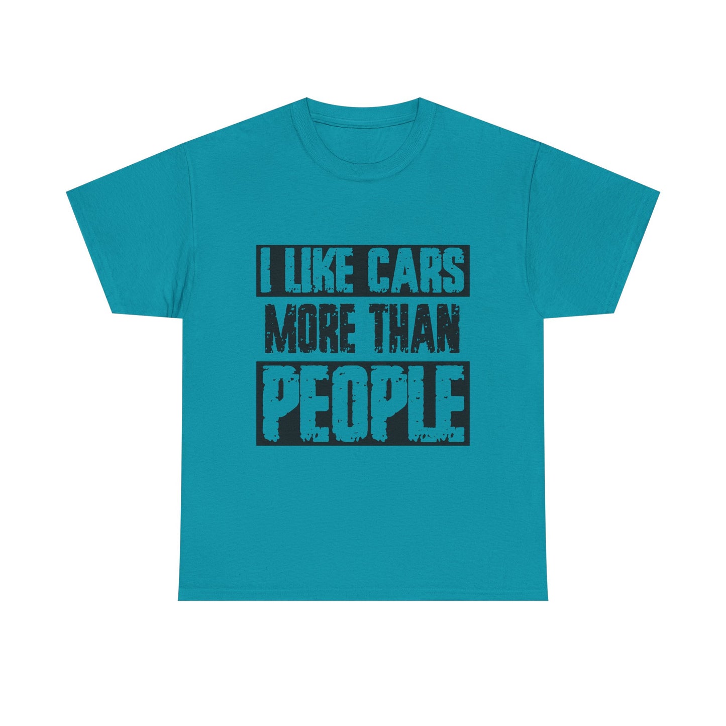 I Like Cars More Than People T-Shirt — Funny Car Lover Tee