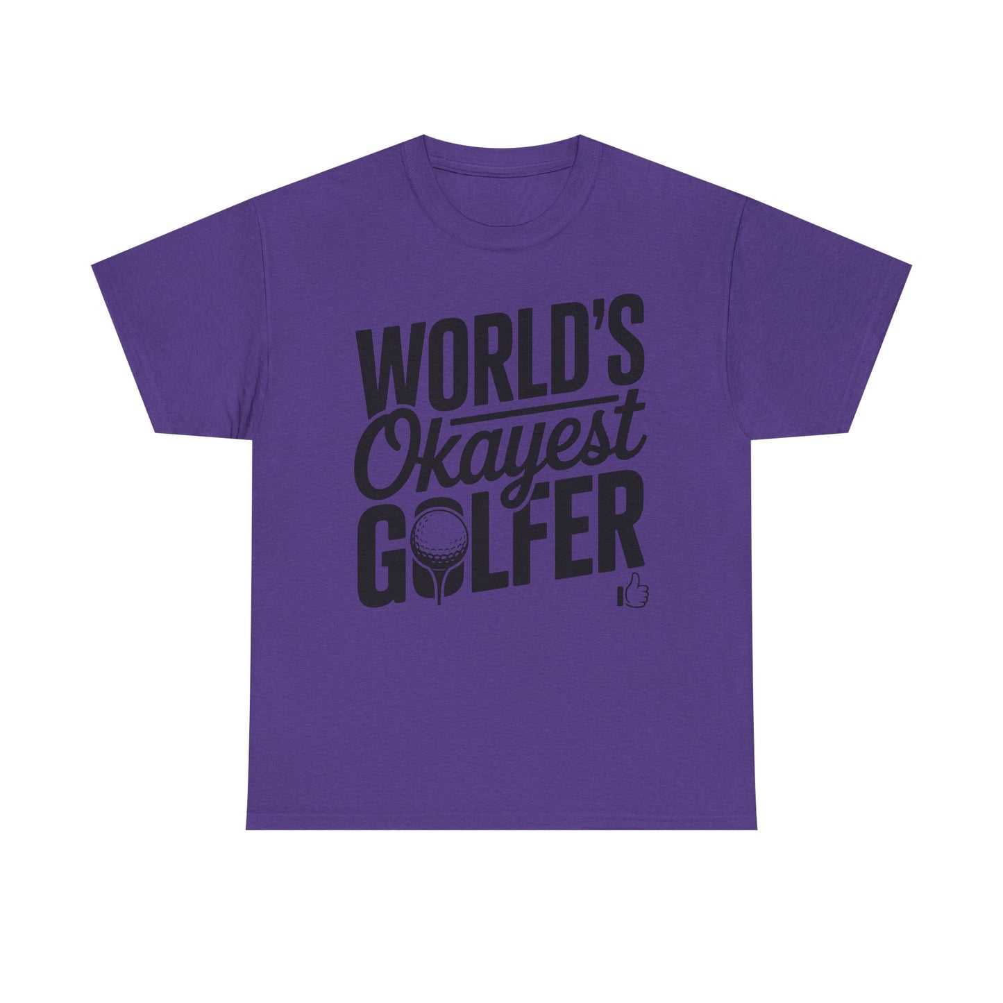 World's Okayest Golfer T-Shirt — Funny Golf Tee Gift