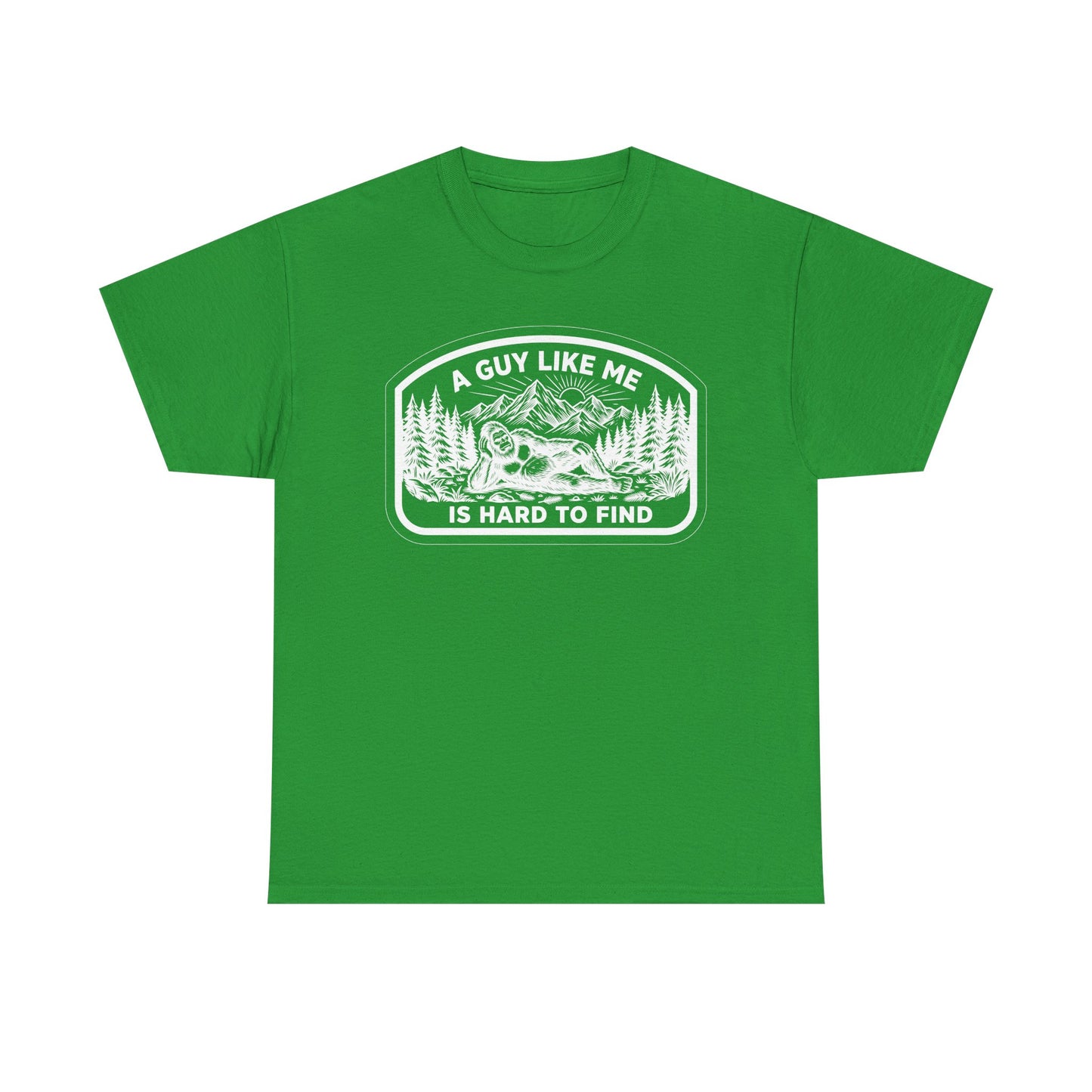 A Guy Like Me Is Hard to Find T-Shirt — Vintage Outdoors Fishing Tee -White