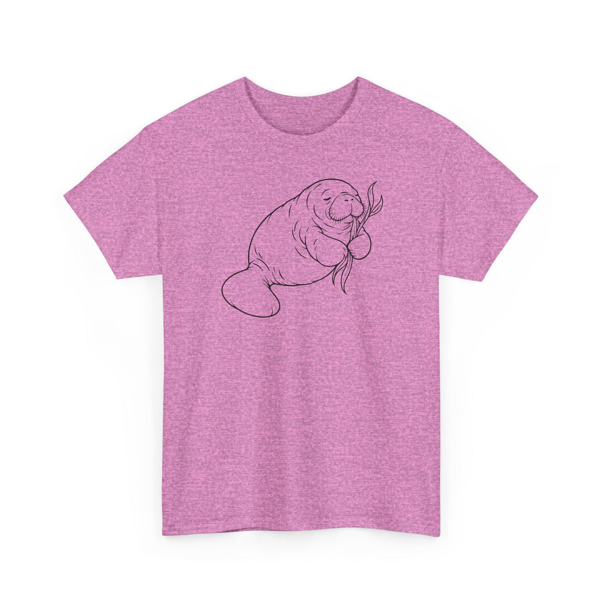 Chubby Mermaid Snack and Nap Manatee T-Shirt