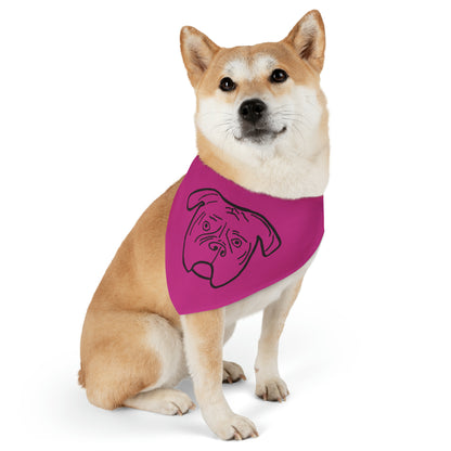 Walter Pet Bandana Collar- Pink