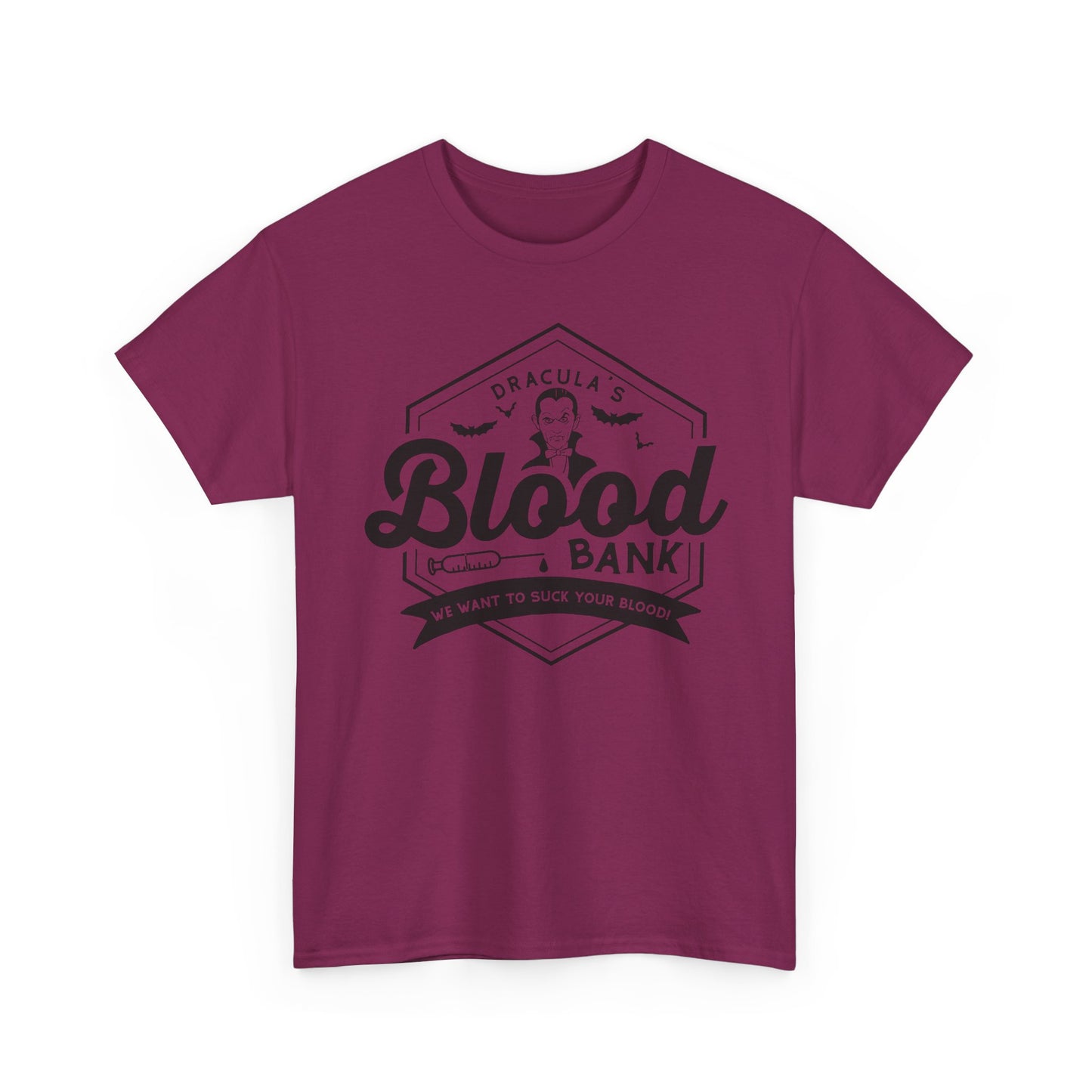 Blood Bank Tee — Dracula Vintage Vampire Graphic T-Shirt
