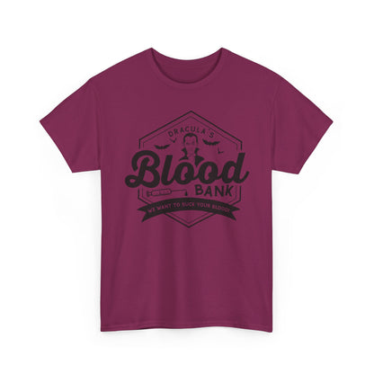 Blood Bank Tee — Dracula Vintage Vampire Graphic T-Shirt