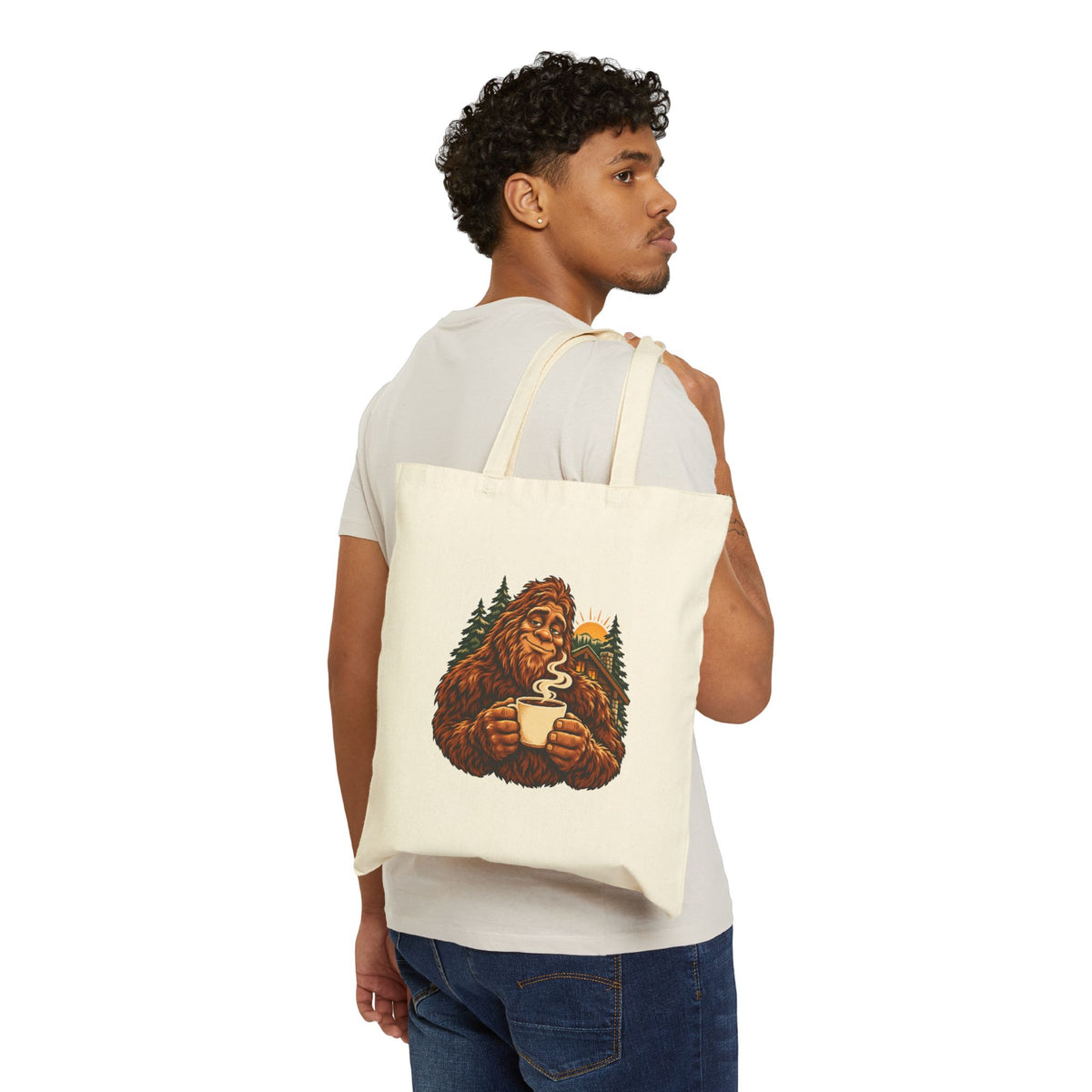 Bigfoot Coffee Before Sightings Tote Bag