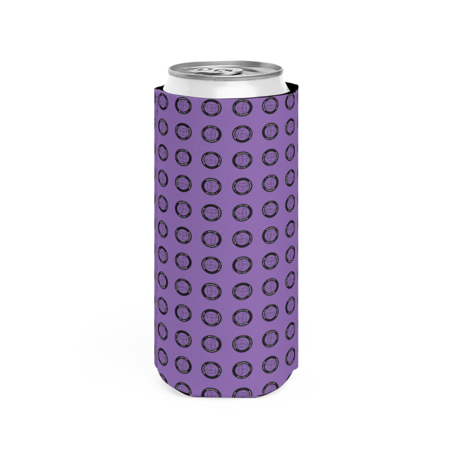 Walter Slim Can Cooler- Purple