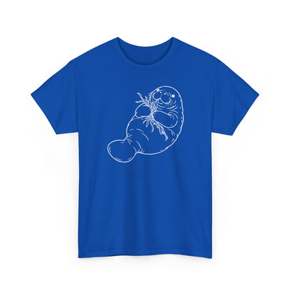 Chubby Mermaid Seagrass Snacker Manatee T-Shirt