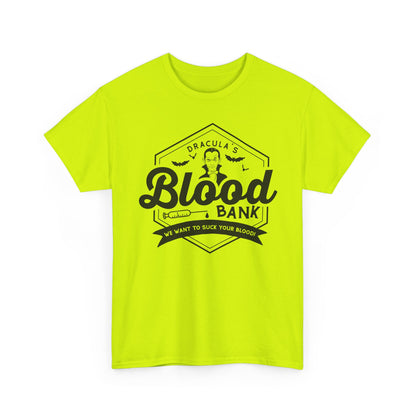 Blood Bank Tee — Dracula Vintage Vampire Graphic T-Shirt