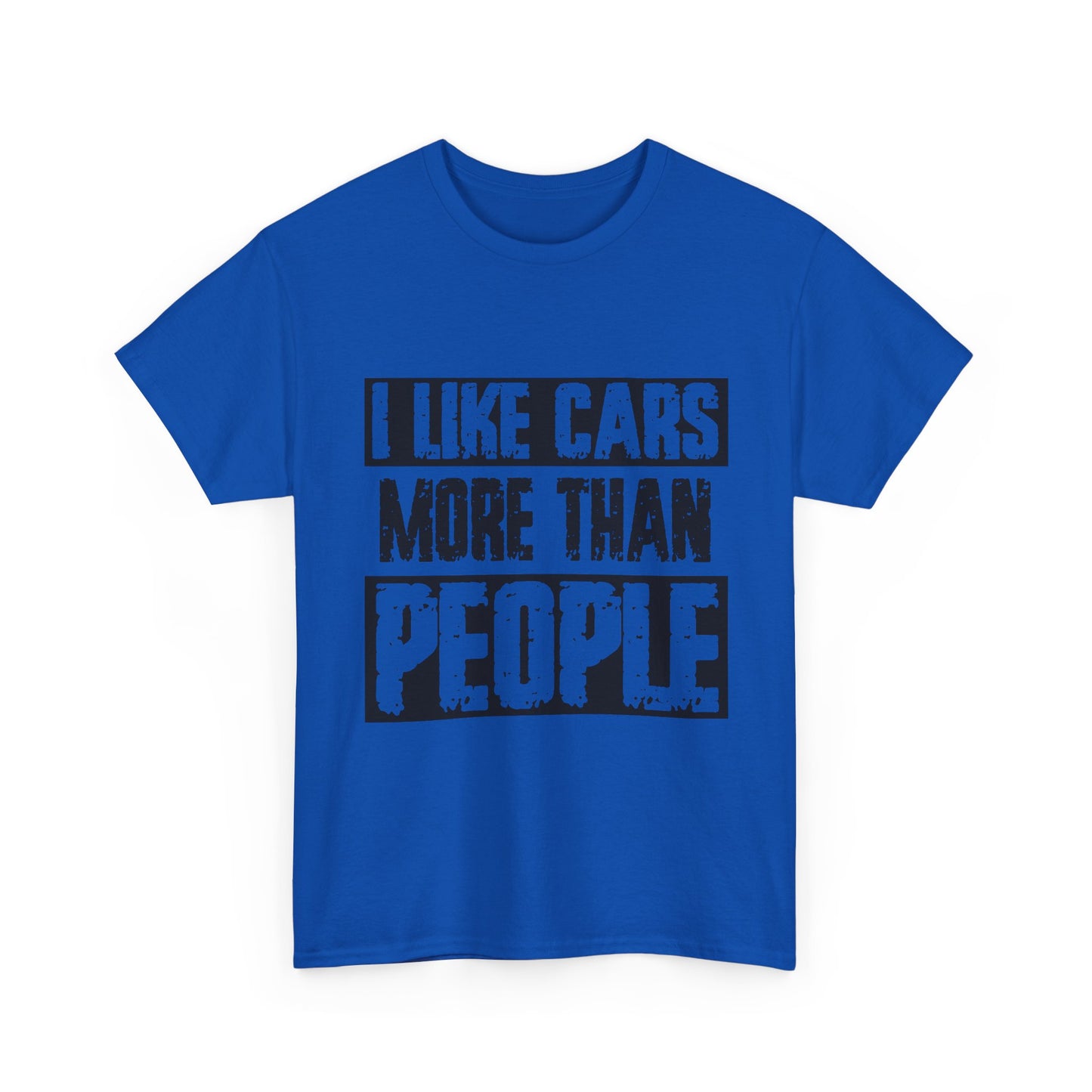 I Like Cars More Than People T-Shirt — Funny Car Lover Tee