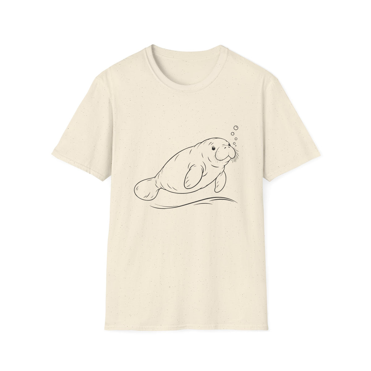 Chubby Mermaid Slow Tide Manatee T-Shirt