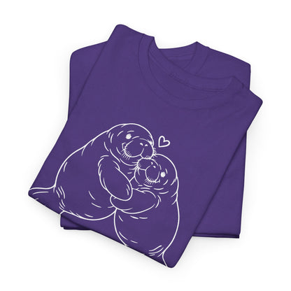 Chubby Mermaid Big Hug Lagoon Manatee T-Shirt
