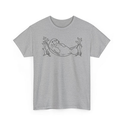 Chubby Mermaid Hammock Holiday Manatee T-Shirt