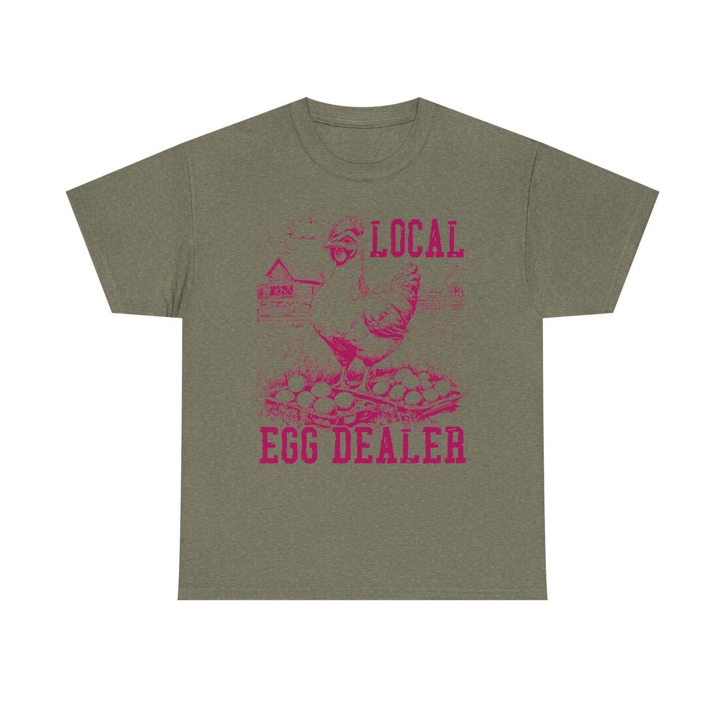 Local Egg Dealer T-Shirt — Vintage Chicken Farm Shirt for Farmers & Homesteaders