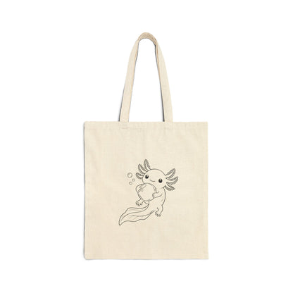 Axolotl Bubble Hug Tote Bag