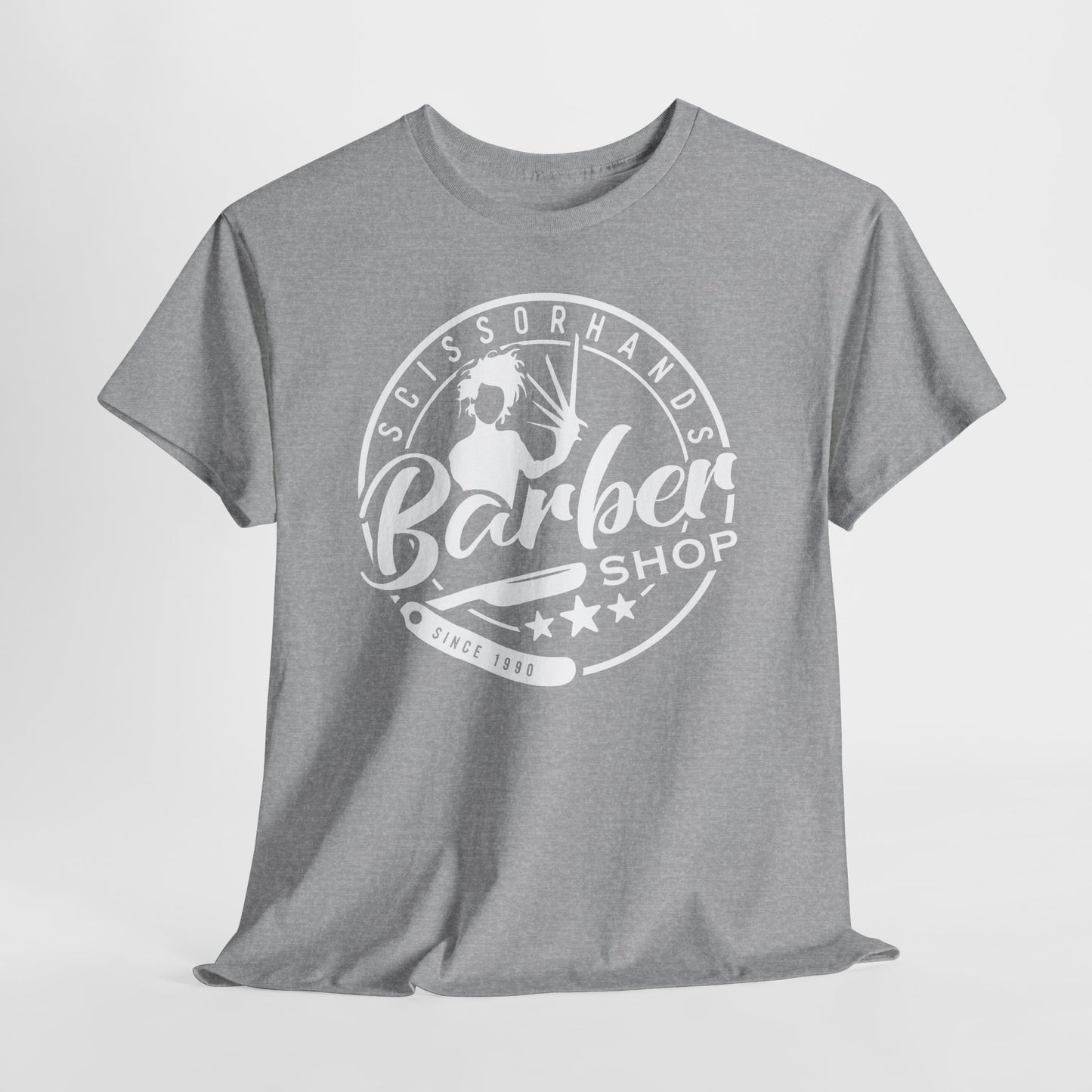Barber Shop Vintage Logo Tee — Classic Barbershop Crewneck