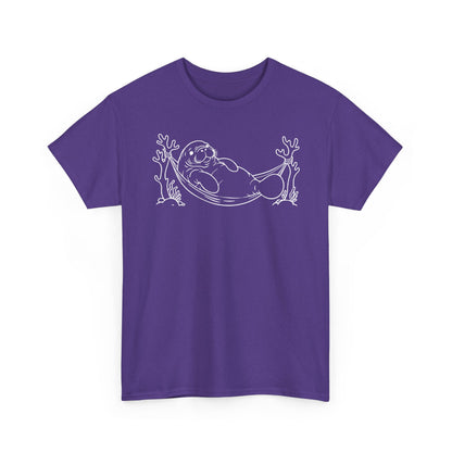 Chubby Mermaid Hammock Holiday Manatee T-Shirt