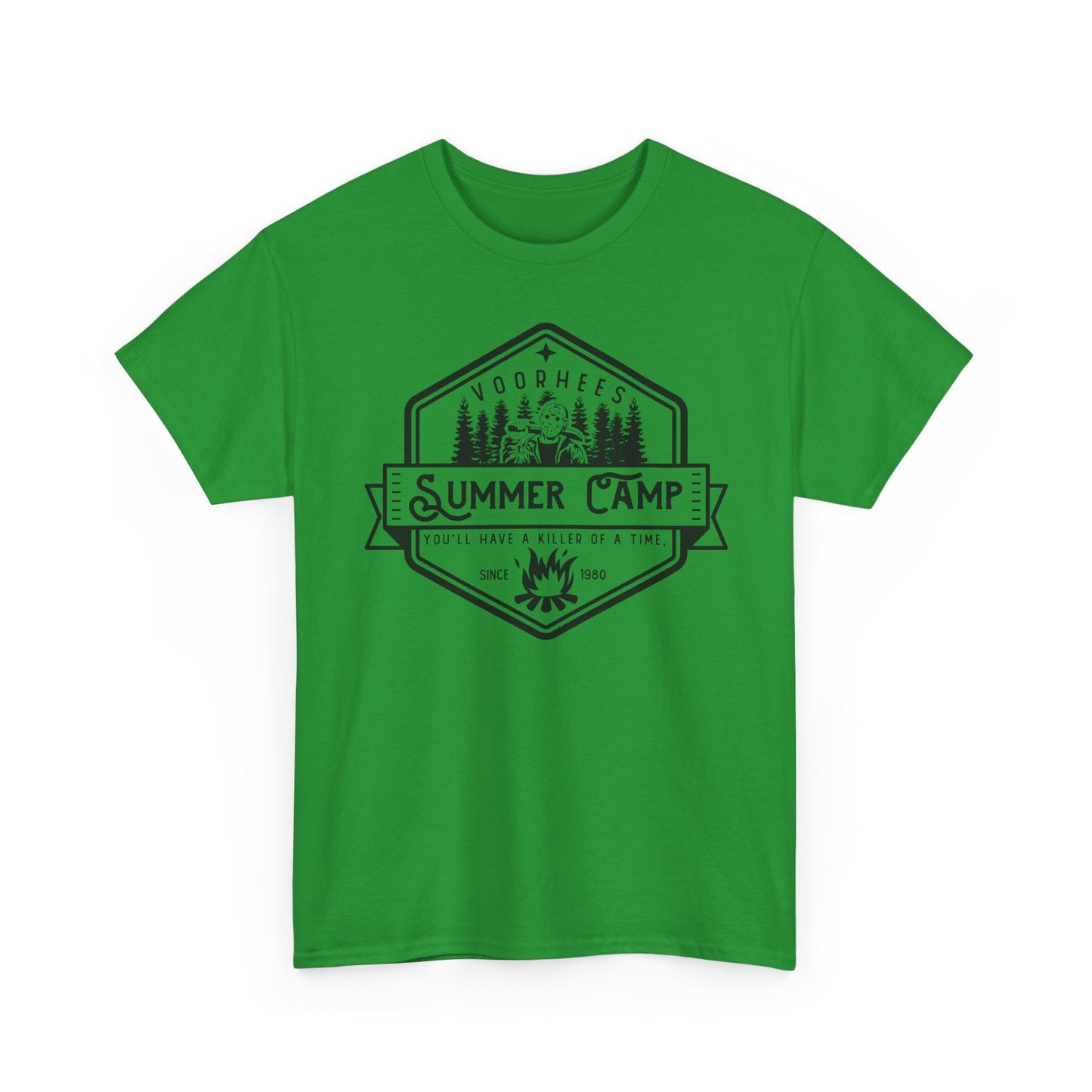 Summer Camp Badge T-Shirt — Woodhees Camp Graphic Tee