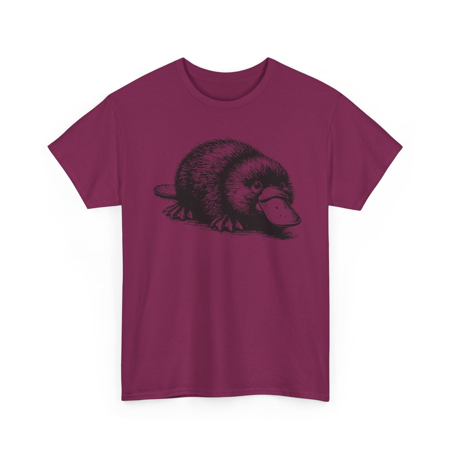 Platypus Sketch Tee — Vintage Wildlife Graphic T-Shirt