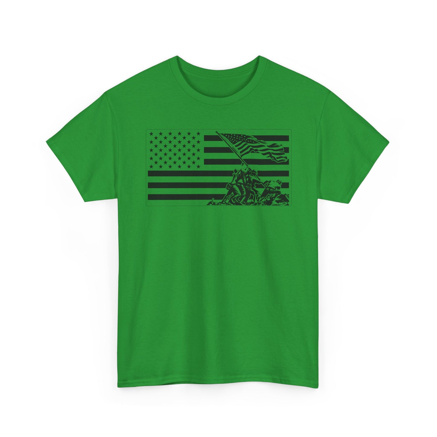 American Flag T‑Shirt — Vintage Military Memorial Tee