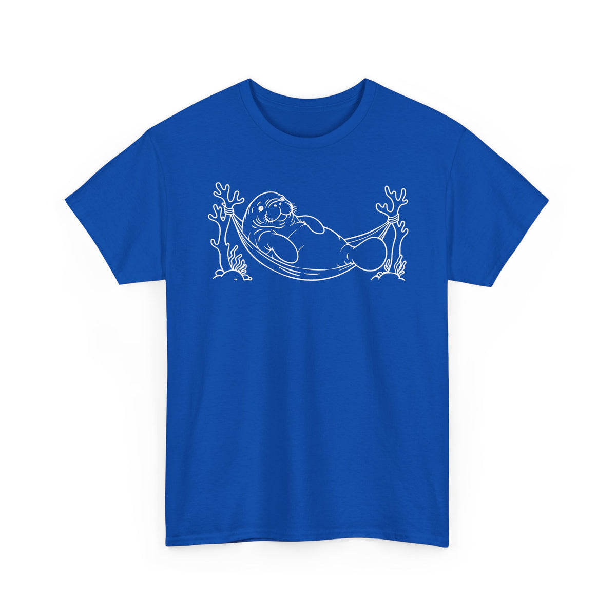 Chubby Mermaid Hammock Holiday Manatee T-Shirt