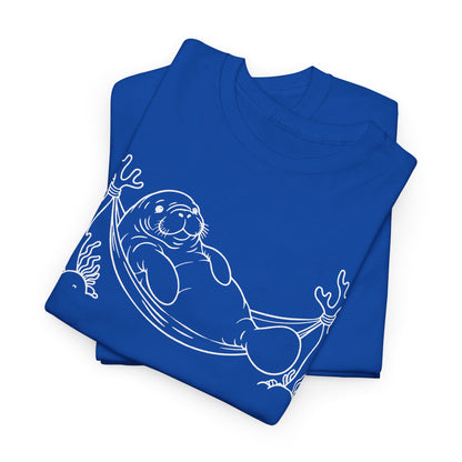 Chubby Mermaid Hammock Holiday Manatee T-Shirt