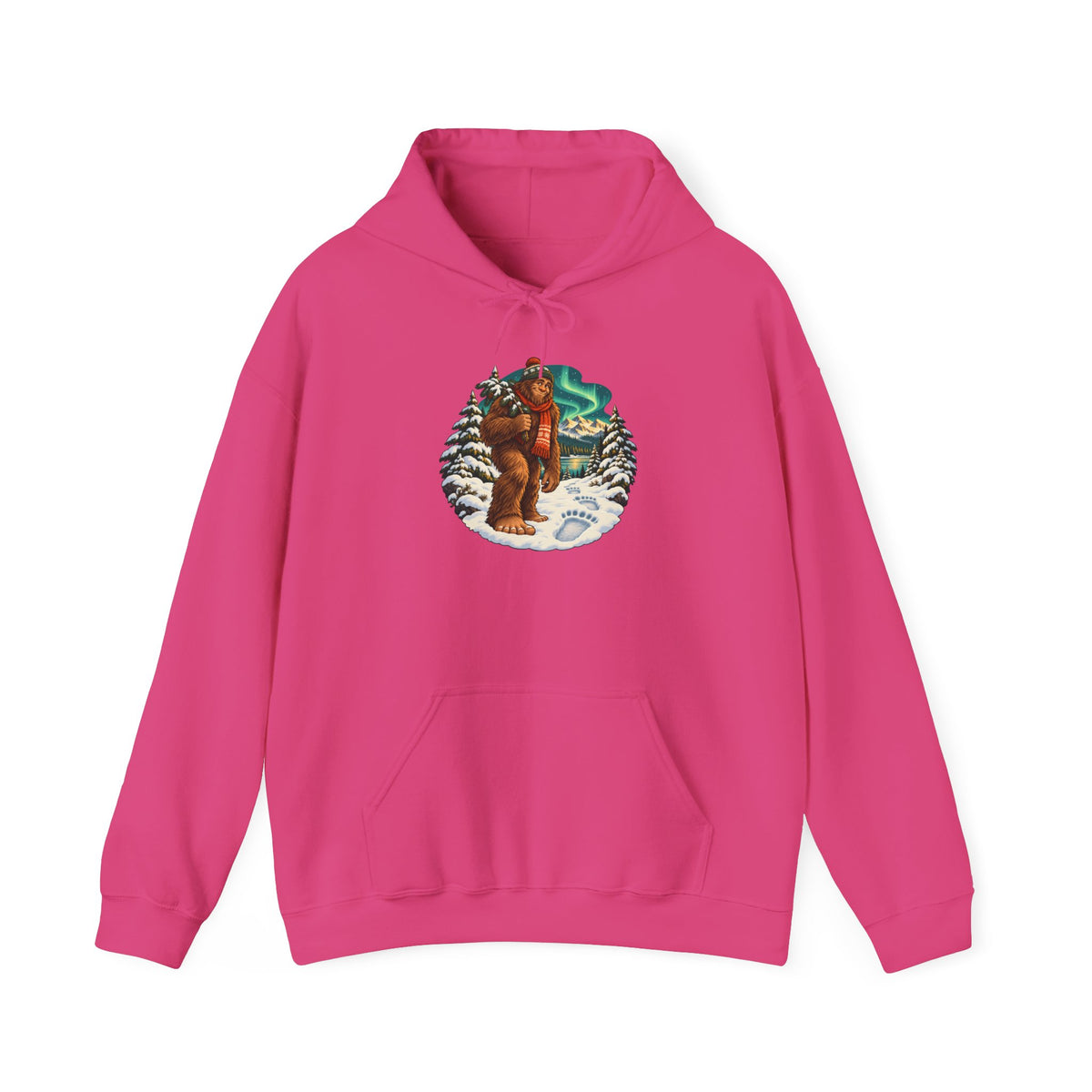 Bigfoot Snow Day Sasquatch Hoodie