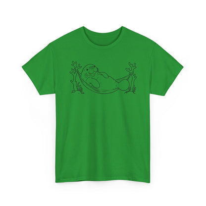 Chubby Mermaid Hammock Holiday Manatee T-Shirt