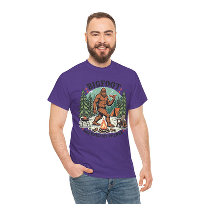 Bigfoot Grabbed My Wiener T-Shirt | Funny Camping Tee