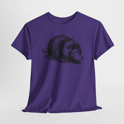 Platypus Sketch Tee — Vintage Wildlife Graphic T-Shirt