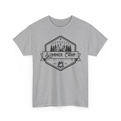 Summer Camp Badge T-Shirt — Woodhees Camp Graphic Tee