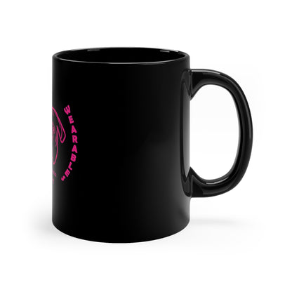 Walter's  PINK face  11oz Black Mug