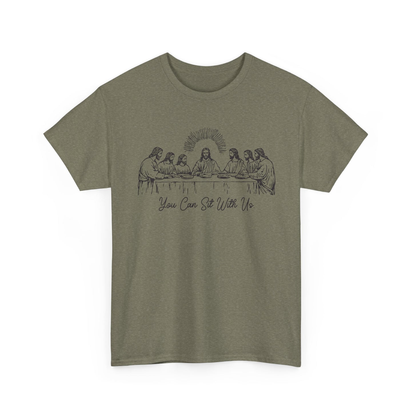 Last Supper T-Shirt — "You Come To Me With Me" Sketch Graphic Tee